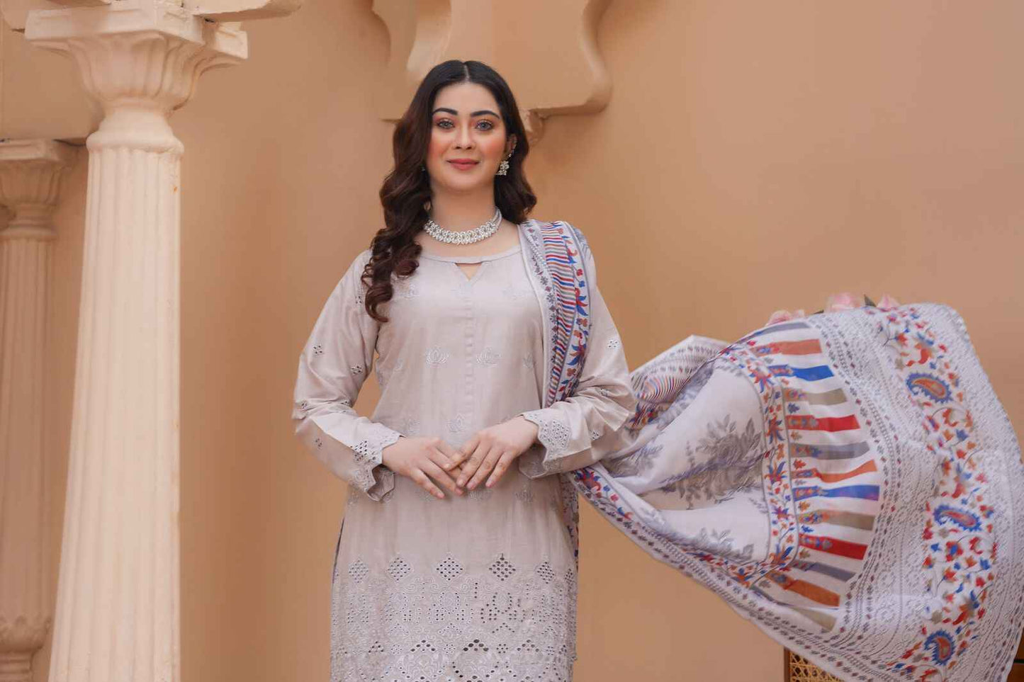 Emaan Eshaal Lawn Chiken Kari D#104