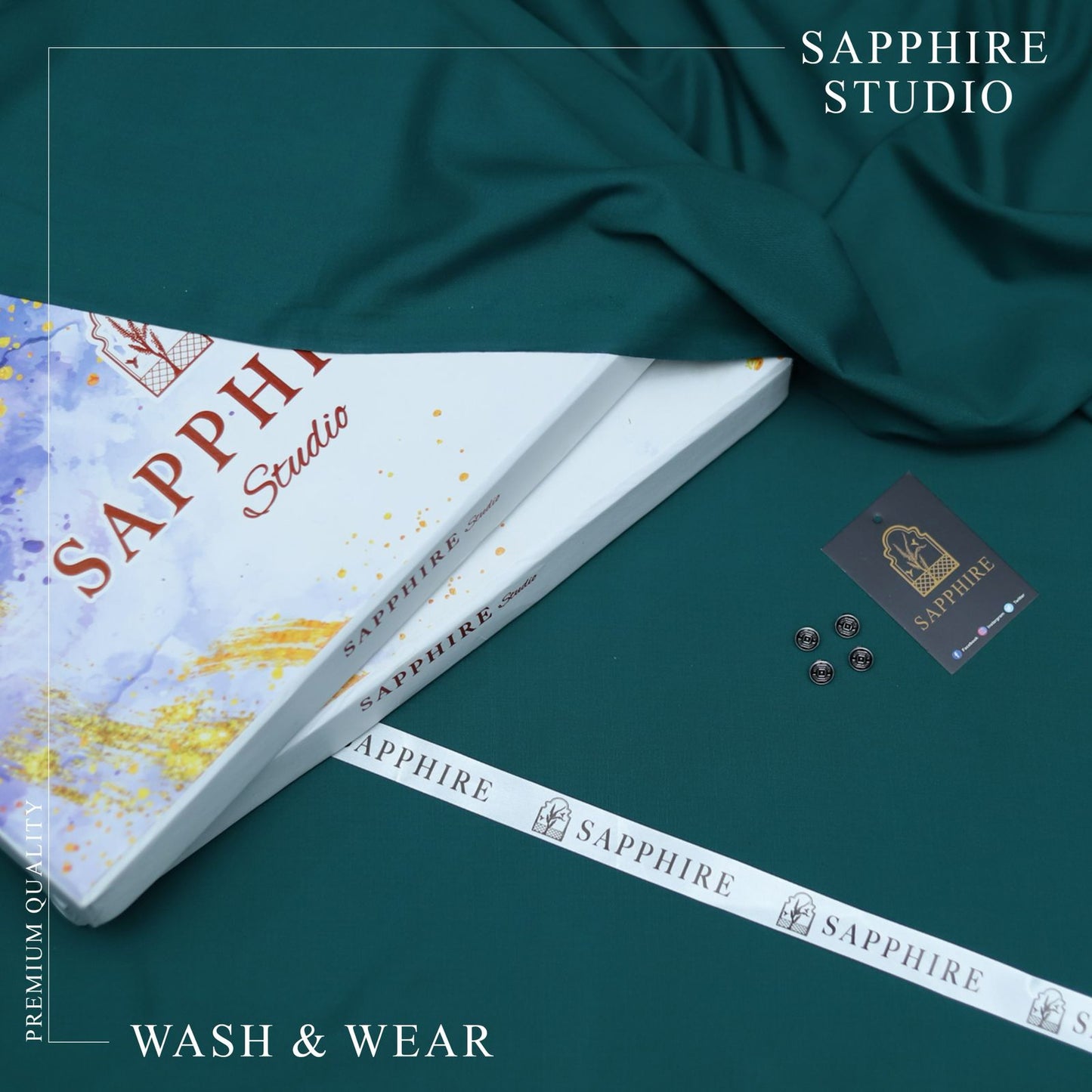 SPHR Men's Wash & Wear Unstitched Suit Zinc Color