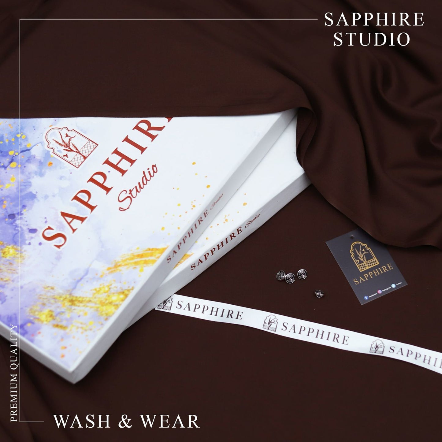 SPHR Men's Wash & Wear Unstitched Suit Red Luxury Color