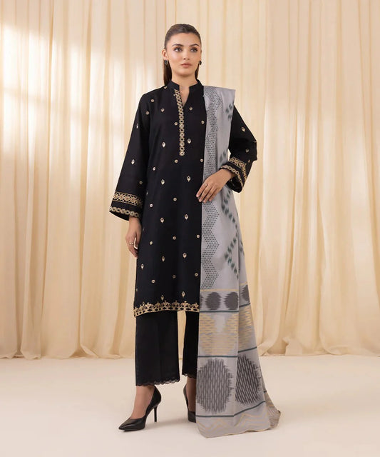 SPHR  Lawn Unstitched Three-piece Suit
