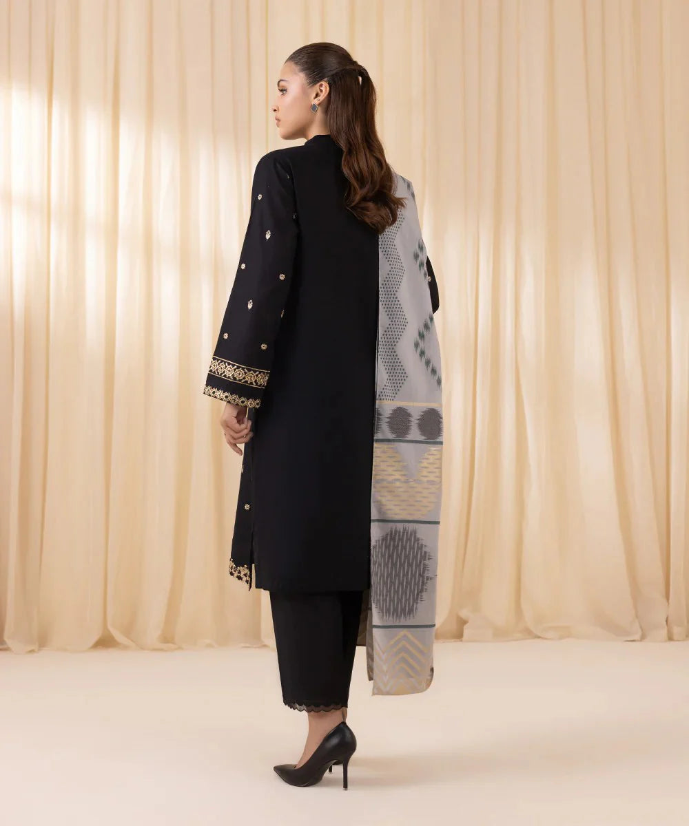 SPHR  Lawn Unstitched Three-piece Suit