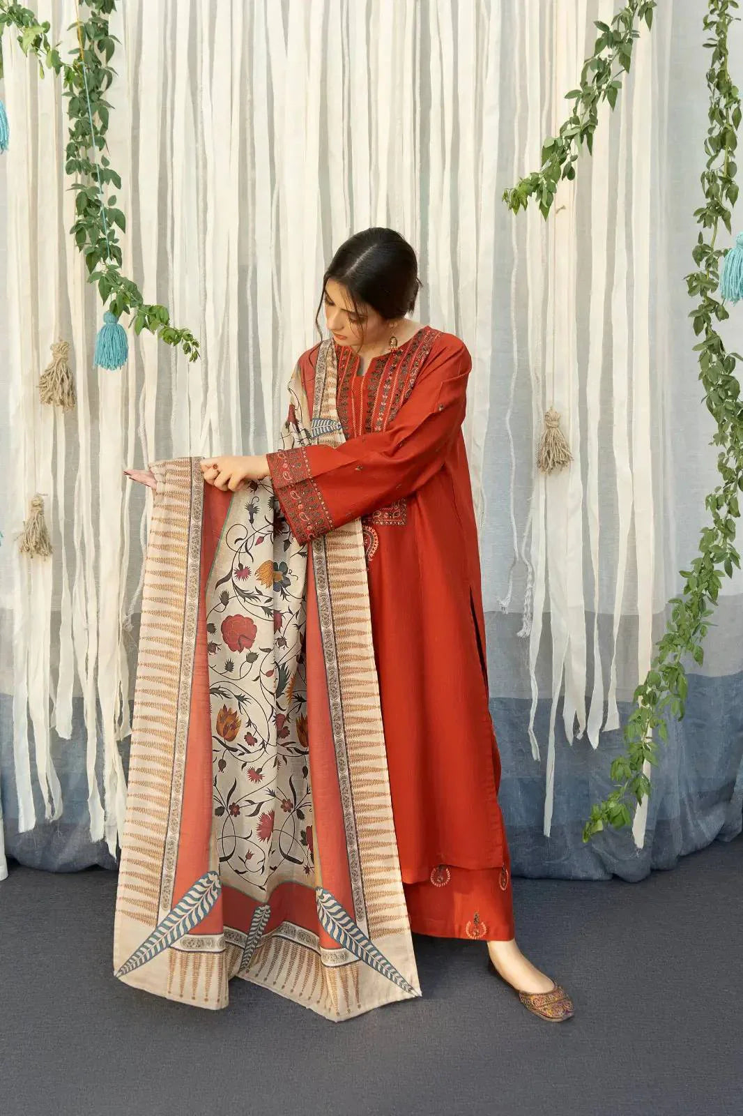 A SLING Pure Lawn New Arrival 3Pc (Unstitched)