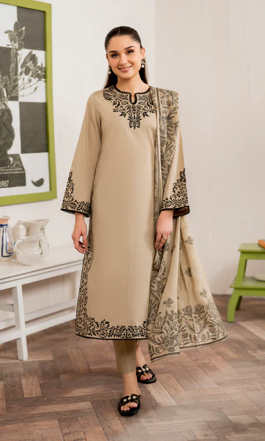 SPHR  Lawn Unstitched three-piece Suit