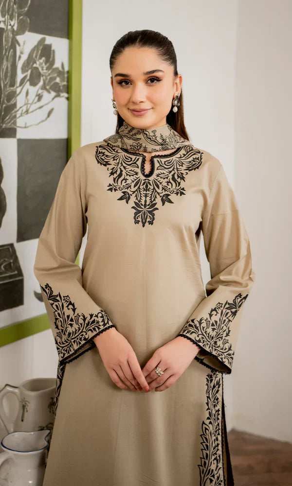 SPHR  Lawn Unstitched three-piece Suit