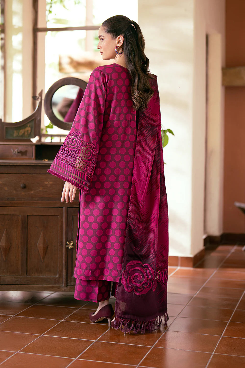 BRQ Pure Lawn New Arrival 3Pc (Unstitched)