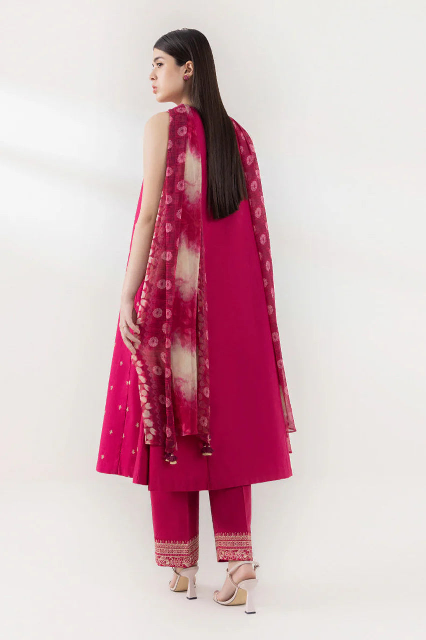 SPHR  Lawn Unstitched Three-piece Suit