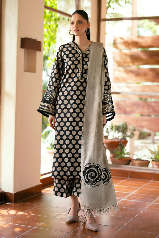 BRQ Pure Lawn New Arrival 3Pc (Unstitched)