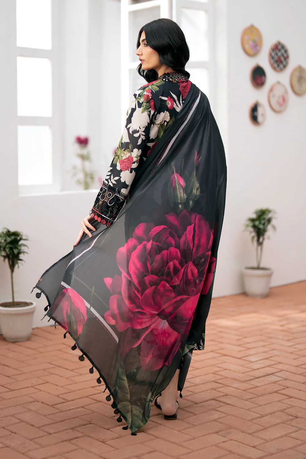 BRQ Pure Lawn New Arrival 3Pc (Unstitched)