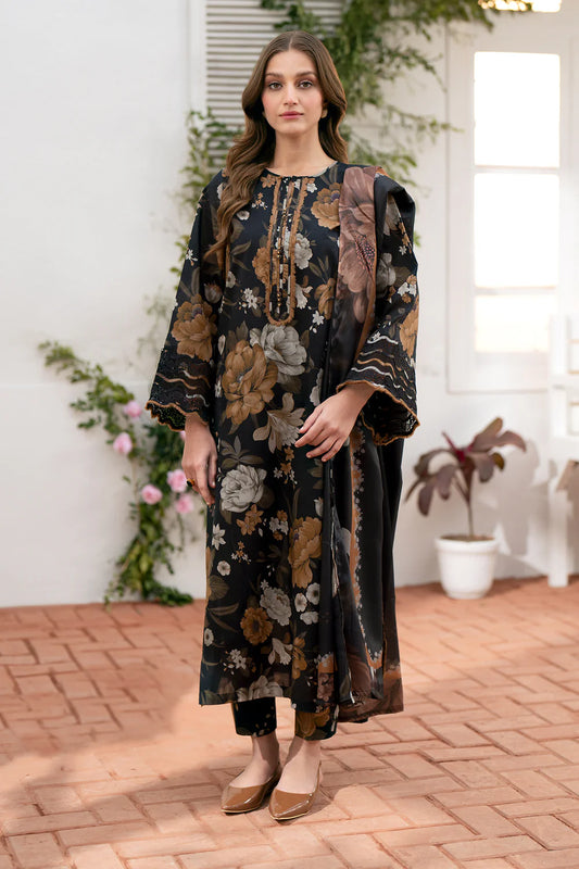 BRQ Pure Lawn New Arrival 3Pc (Unstitched)