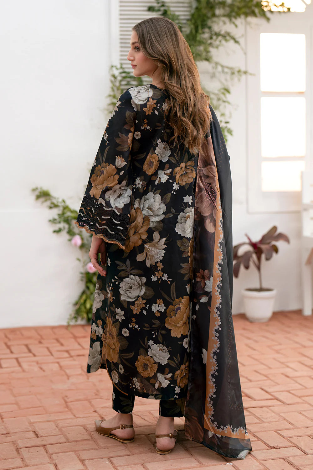 BRQ Pure Lawn New Arrival 3Pc (Unstitched)