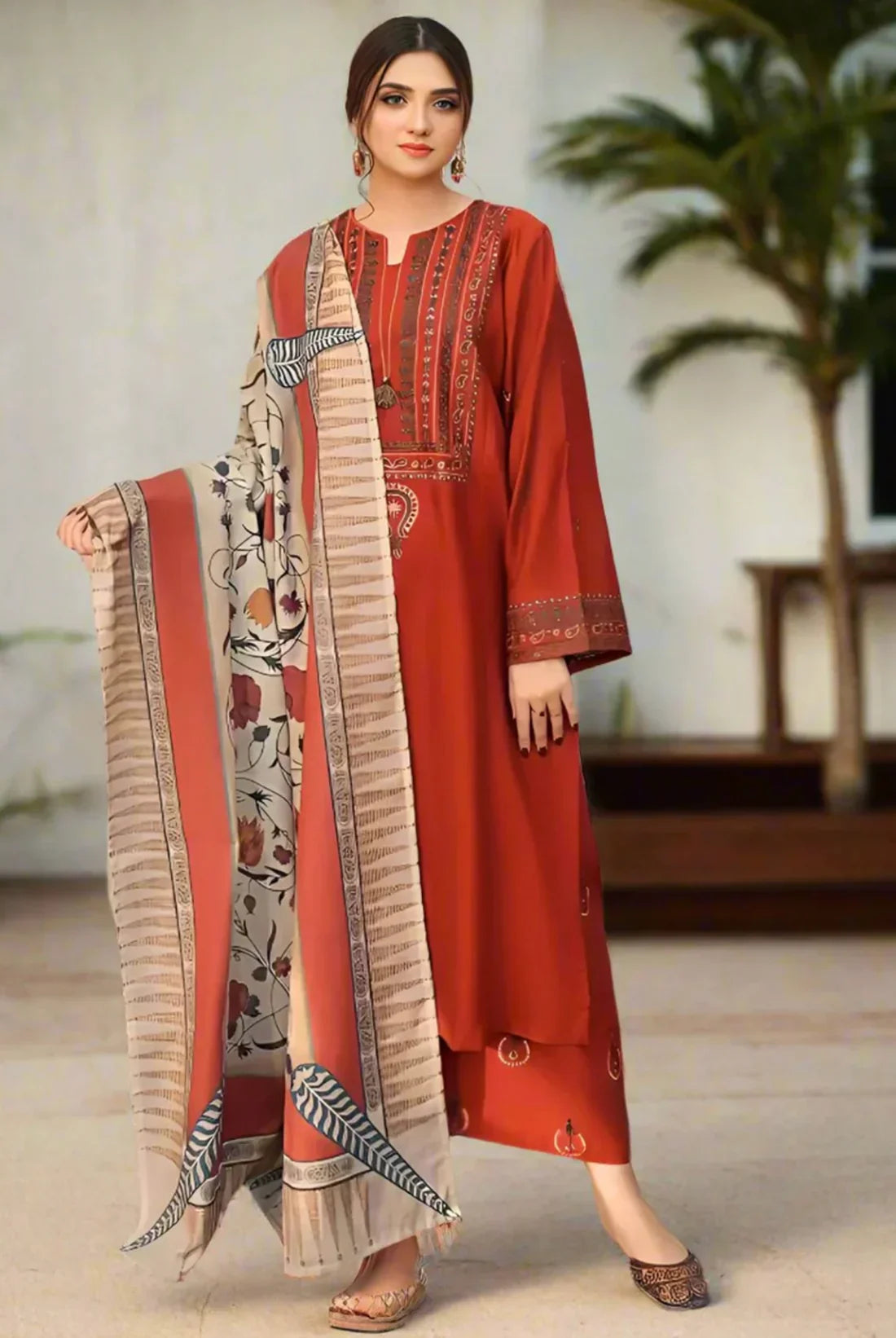 A SLING Pure Lawn New Arrival 3Pc (Unstitched)