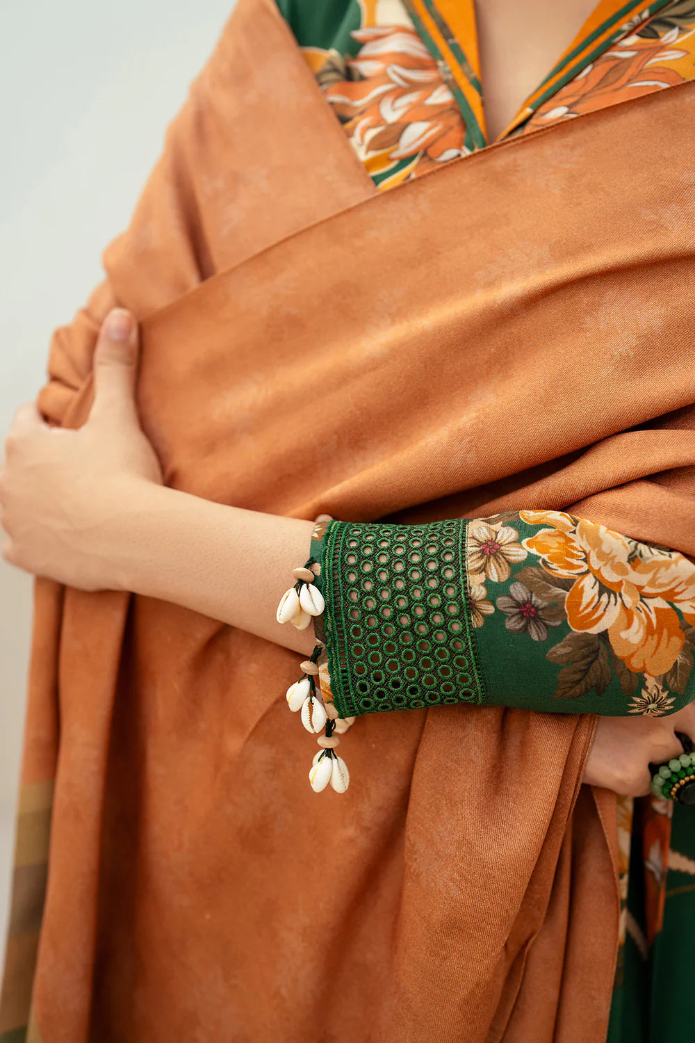 BRQ Digtal Printed 3pc Lawn With Lawn Dupatta