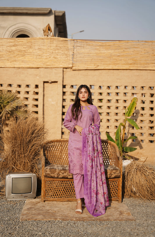 Emaan Eshaal Lawn Chiken Kari New Arrival 3Pc (Unstitched) Volume 2