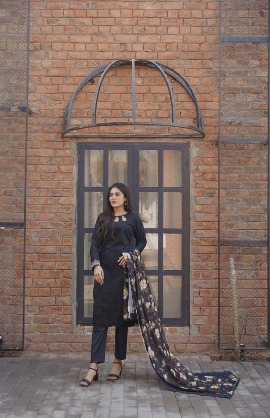 Emaan Eshaal Lawn Chiken Kari New Arrival 3Pc (Unstitched) Volume 2