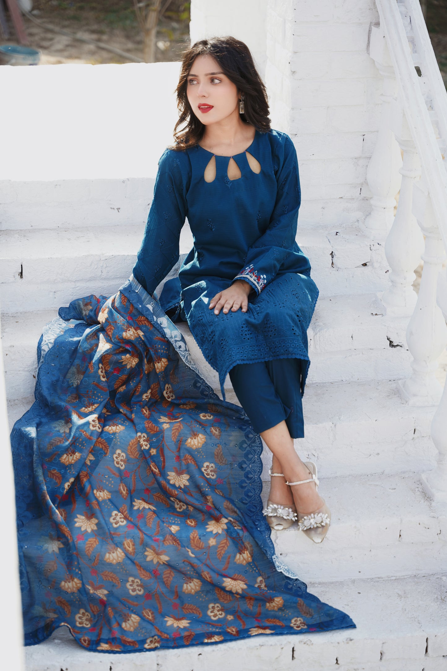 Emaan Eshaal Lawn Chiken Kari New Arrival 3Pc (Unstitched) Volume 2