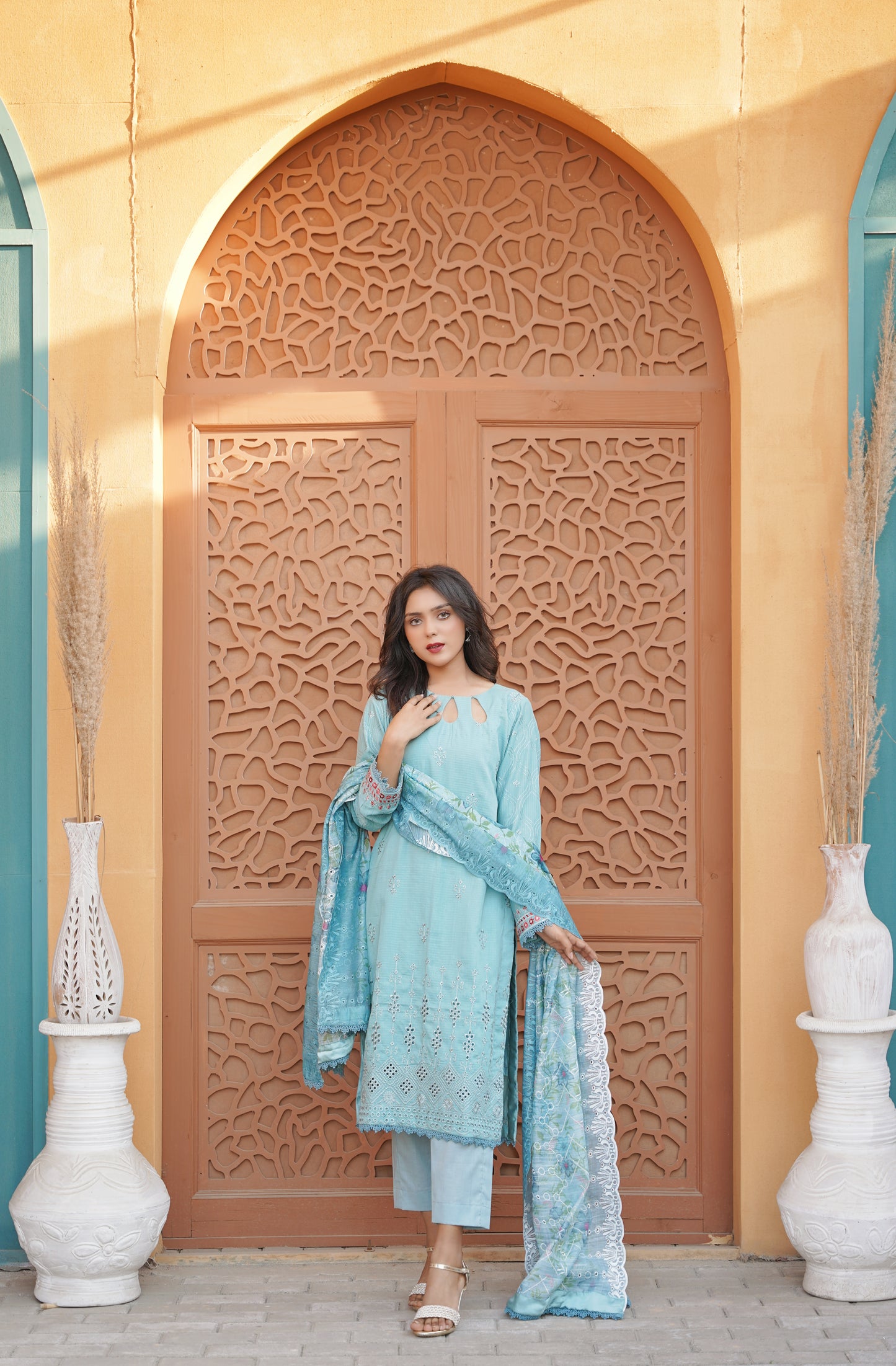 Emaan Eshaal Lawn Chiken Kari New Arrival 3Pc (Unstitched) Volume 2