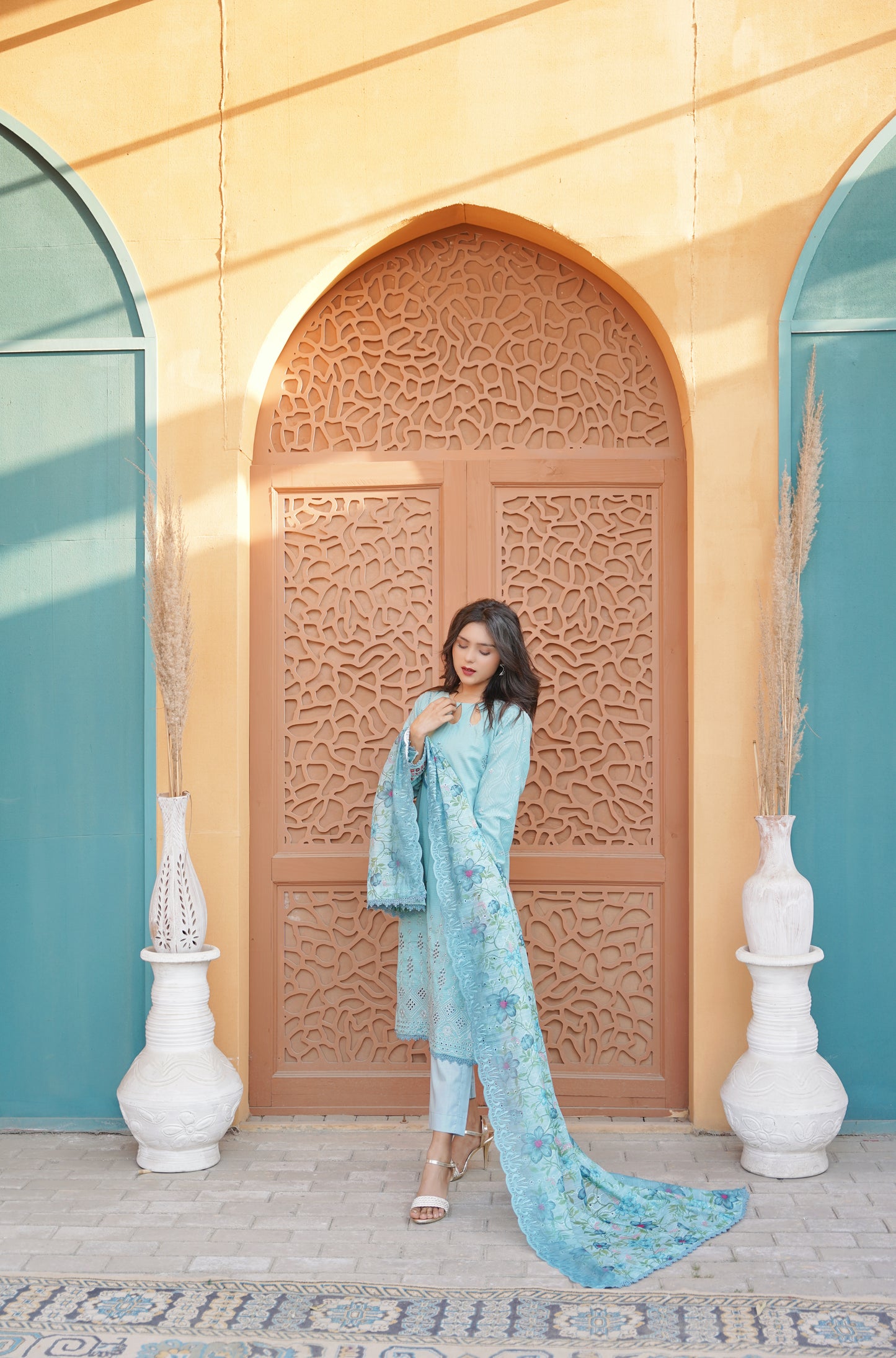 Emaan Eshaal Lawn Chiken Kari New Arrival 3Pc (Unstitched) Volume 2