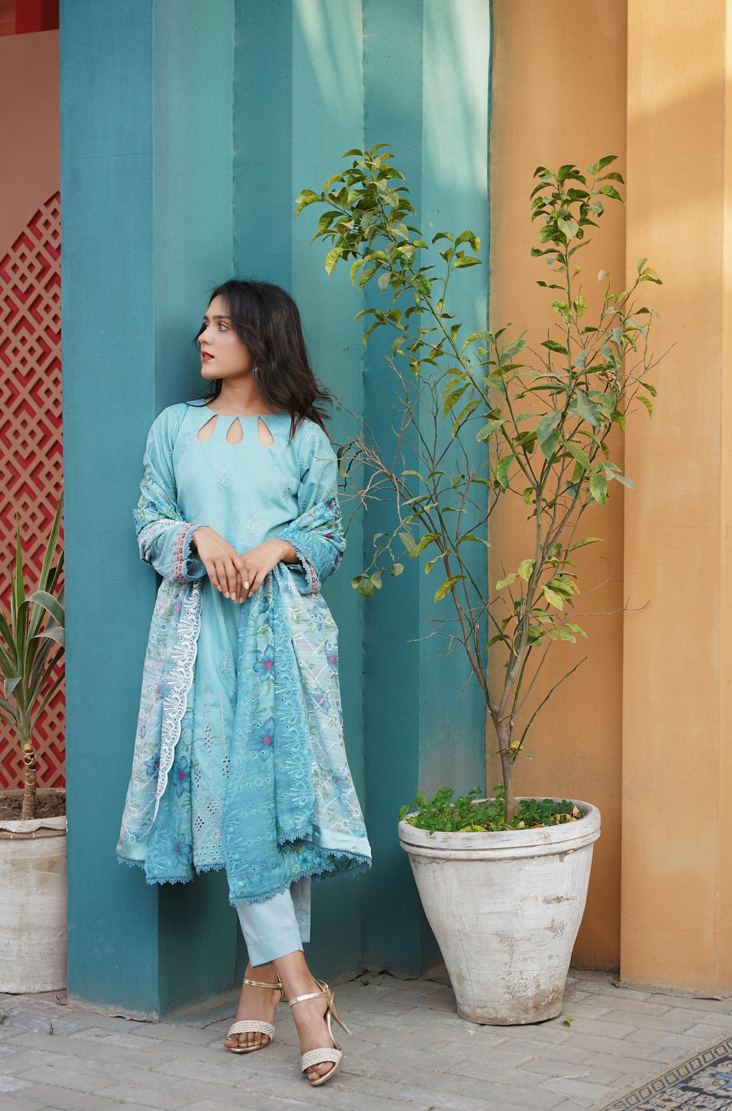 Emaan Eshaal Lawn Chiken Kari New Arrival 3Pc (Unstitched) Volume 2