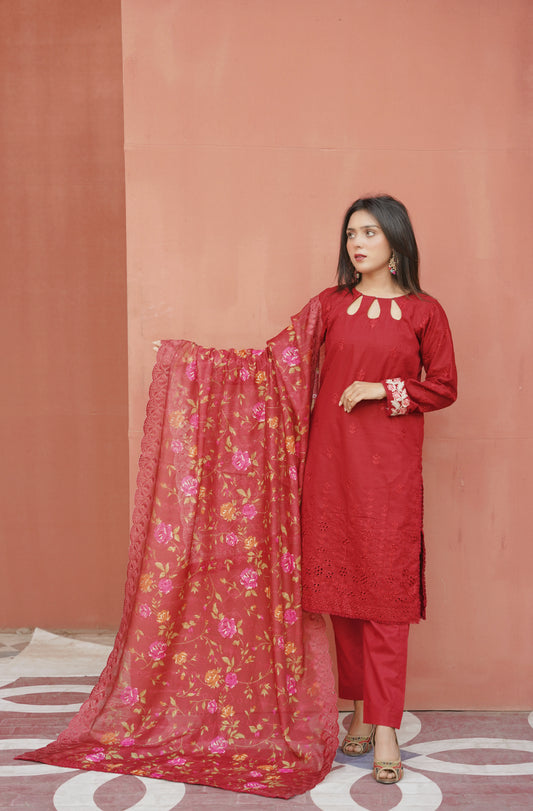 Emaan Eshaal Lawn Chiken Kari New Arrival 3Pc (Unstitched) Volume 2