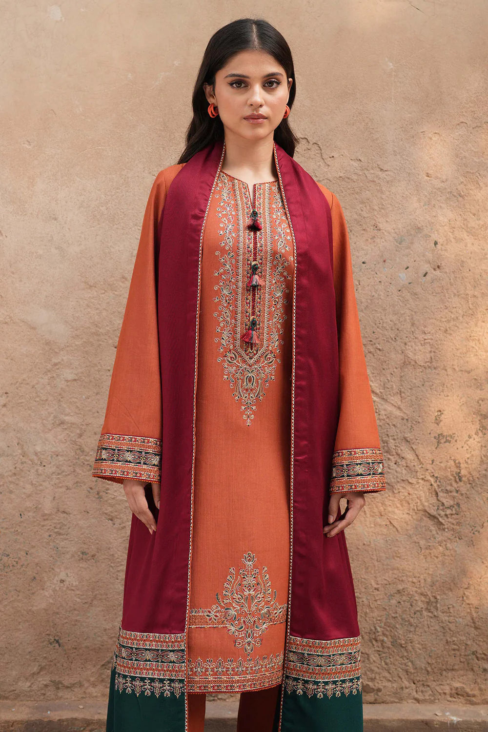 Jazmin Unstitched Three-Piece Lawn Suit