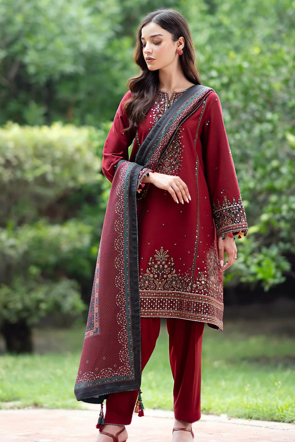 JAZMINE Lawn Unstitched Three--piece Suit