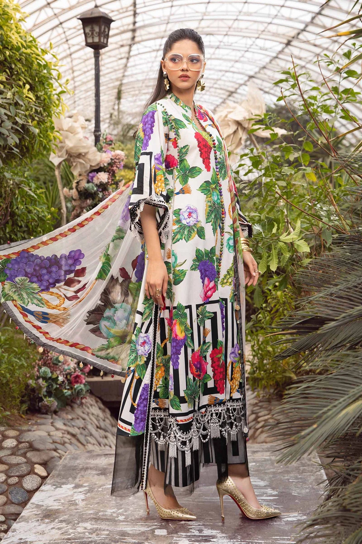 M.B  Lawn New Arrival 3Pc (Unstitched)