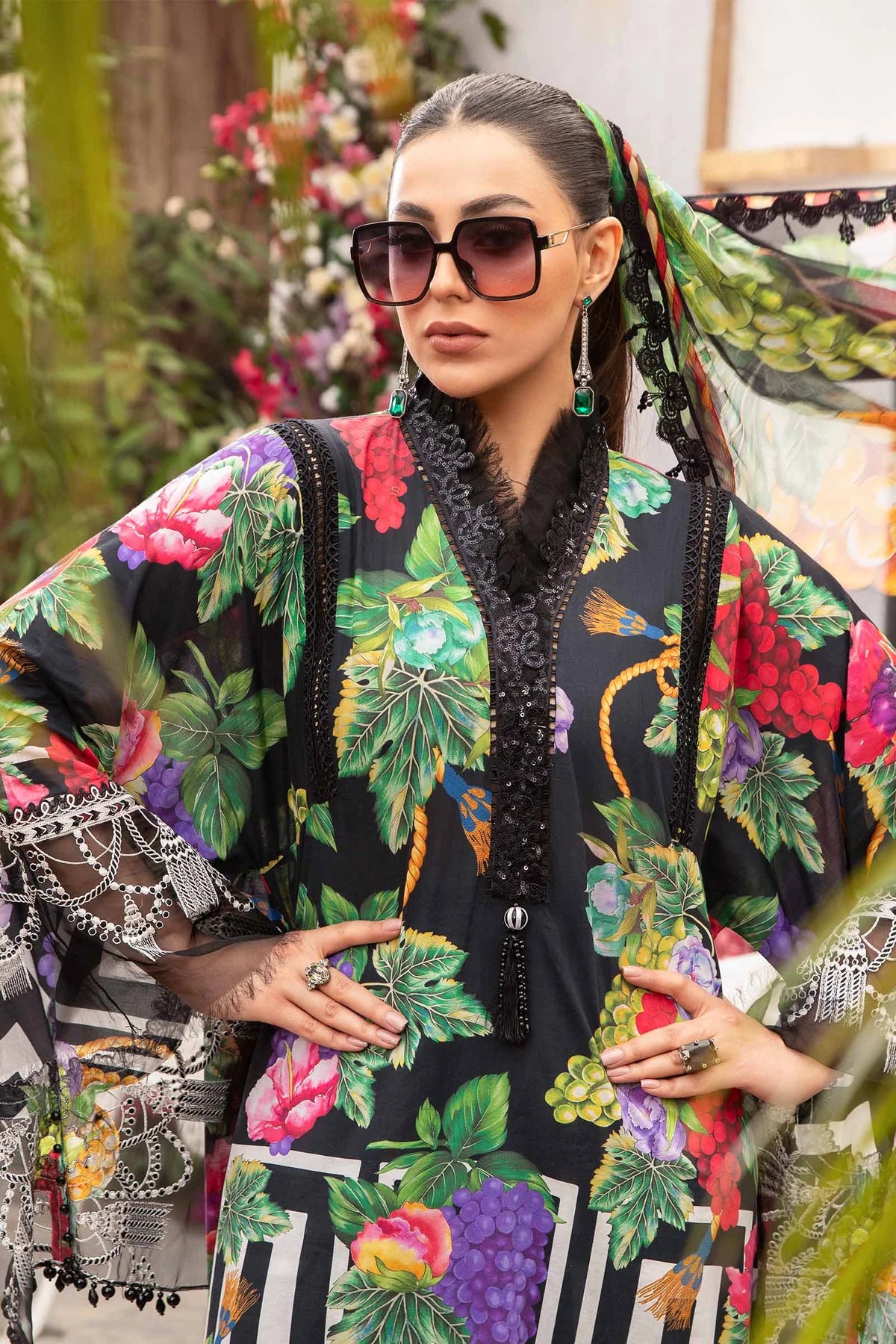M.B  Lawn New Arrival 3Pc (Unstitched)