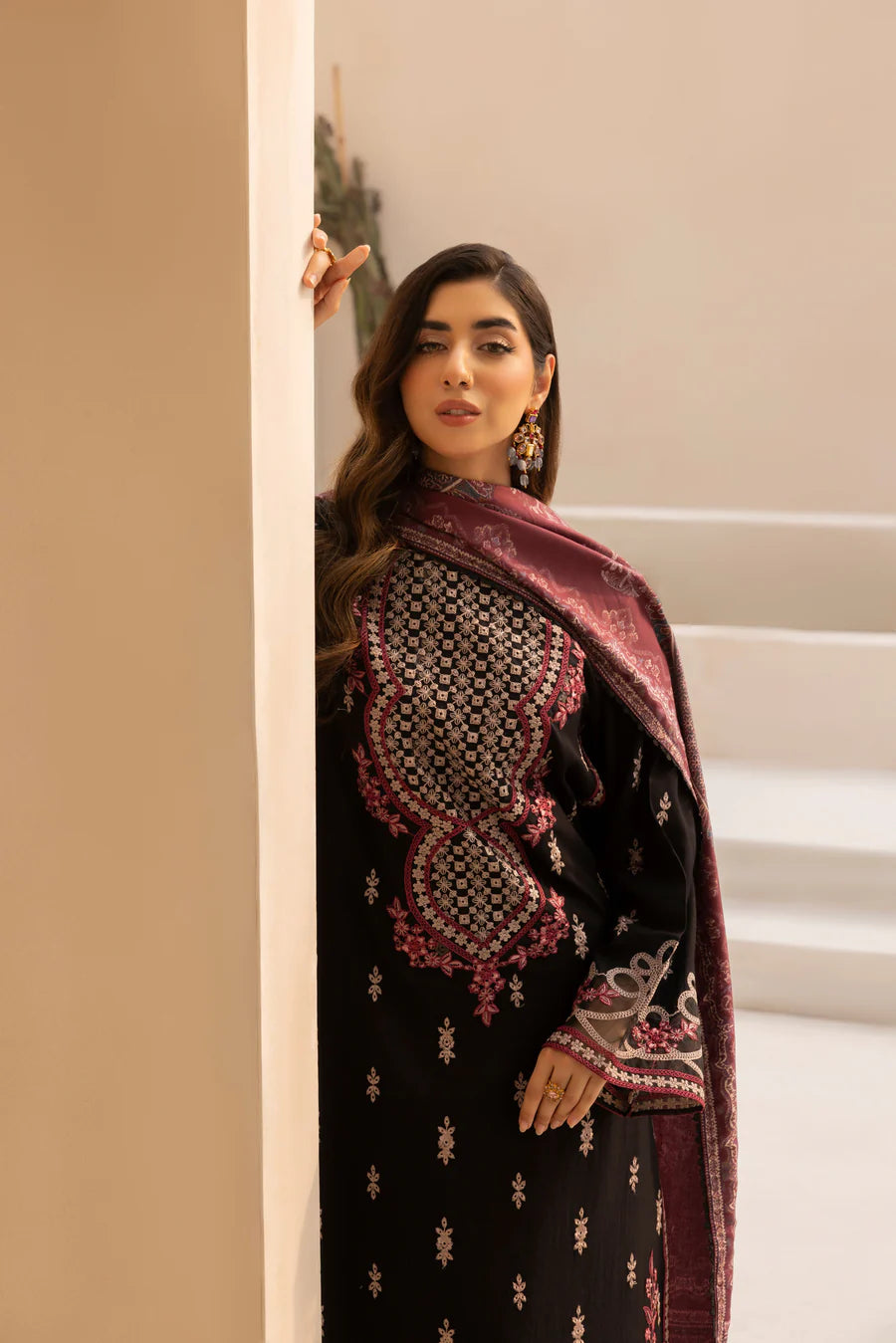 SPHR Lawn 3Pc Unstitched Outfit