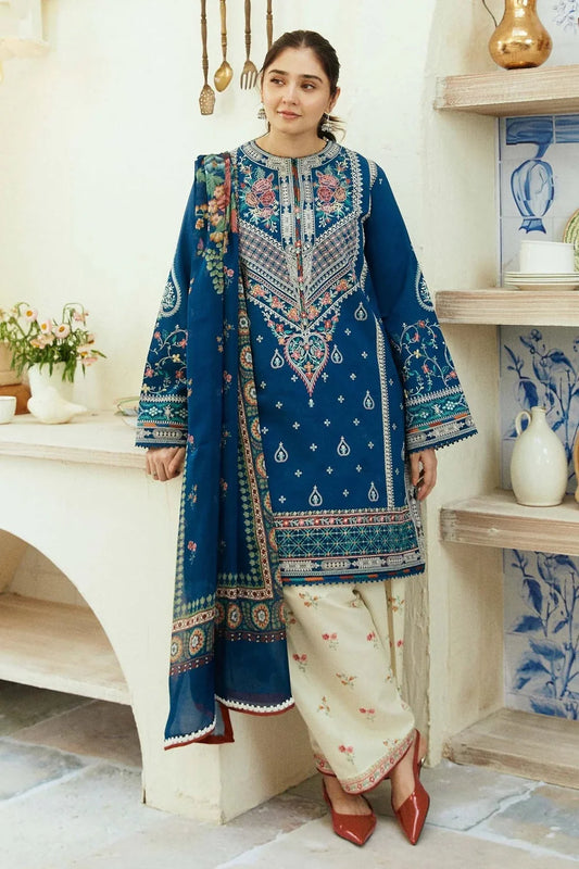 ZRA SHAH Lawn Unstitched Three-piece Suit