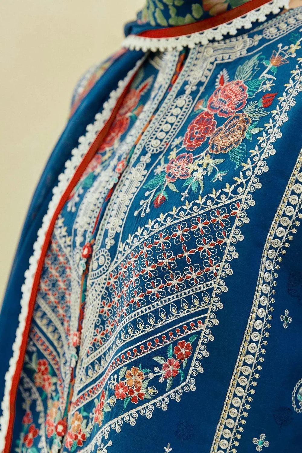 ZRA SHAH Lawn Unstitched Three-piece Suit