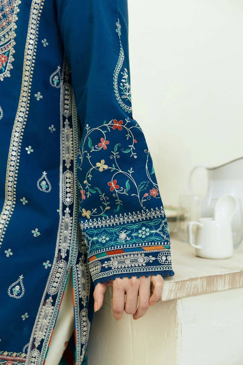 ZRA SHAH Lawn Unstitched Three-piece Suit