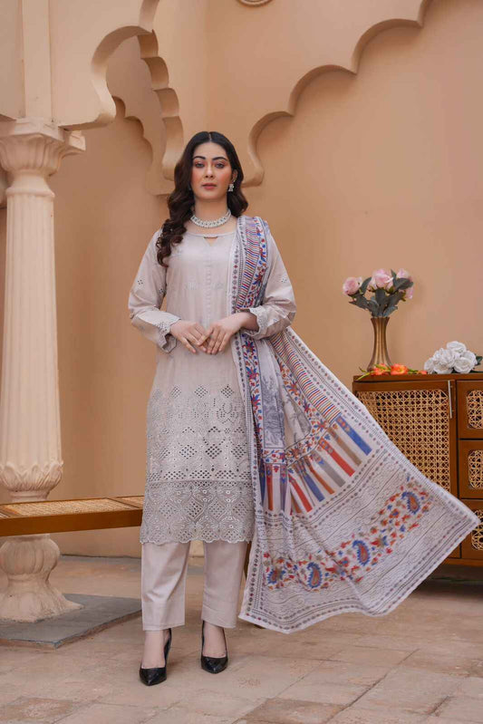 Emaan Eshaal Lawn Chiken Kari D#104