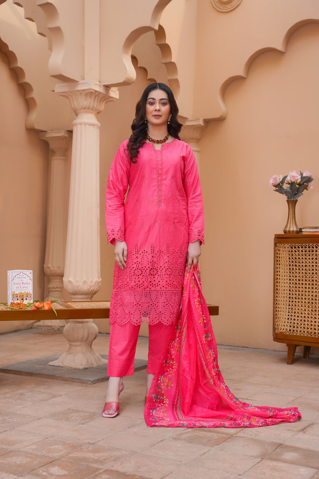 Emaan Eshaal Lawn Chiken Kari D#105
