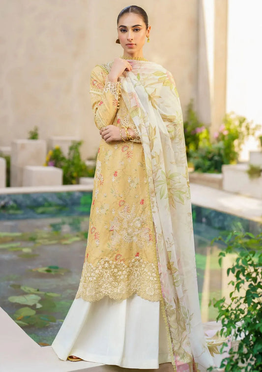 BRQ Digtal Printed 3pc Lawn
