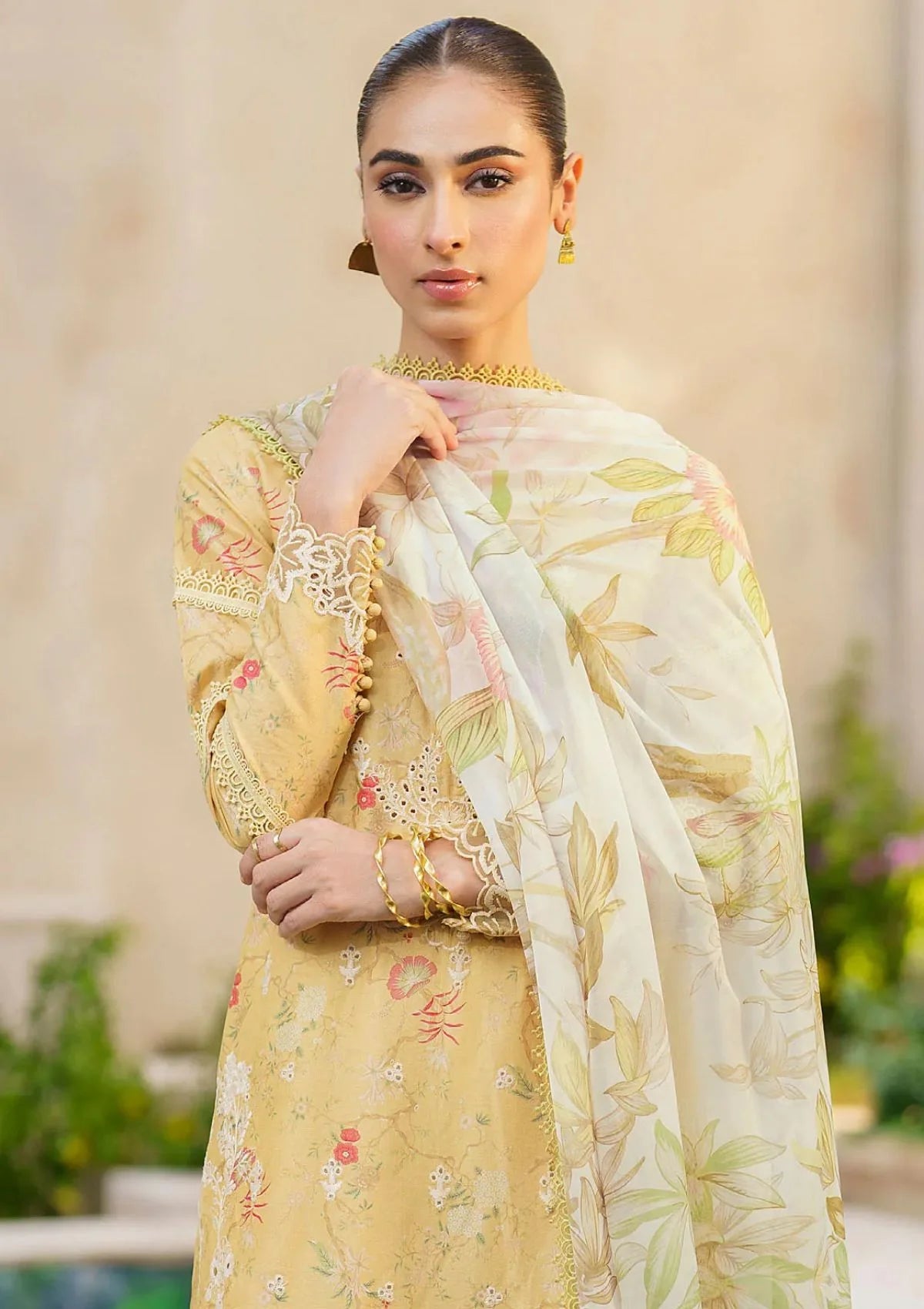 BRQ Digtal Printed 3pc Lawn