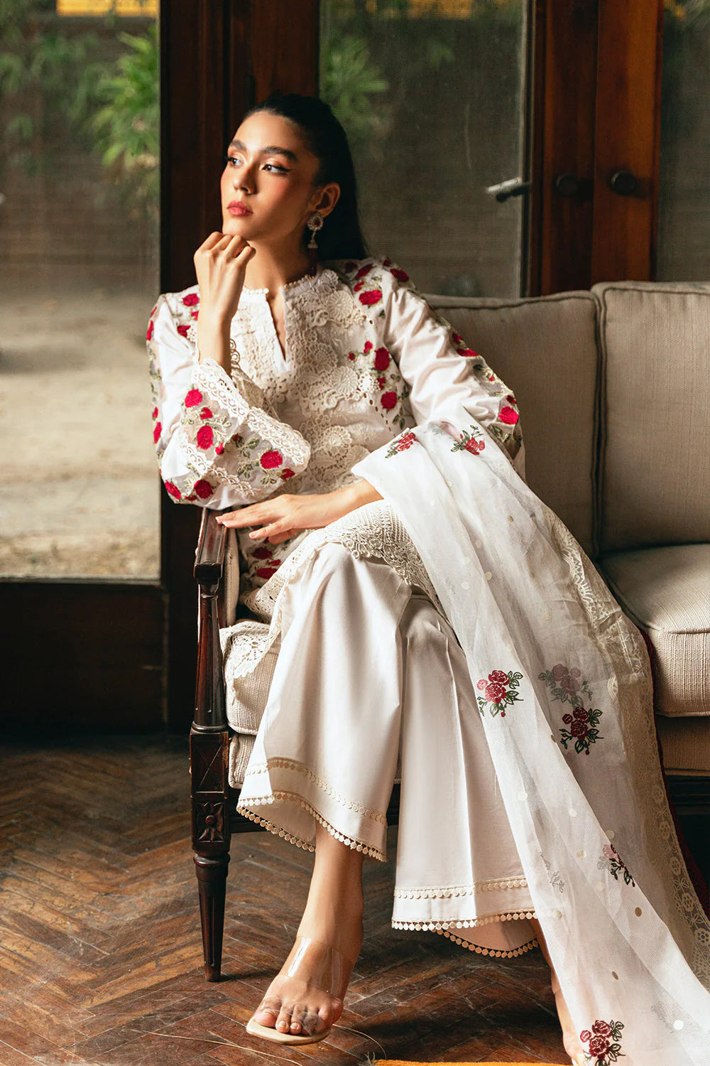 Saira Rizwan Lawn New Arrival 3Pc (Unstitched) Suit